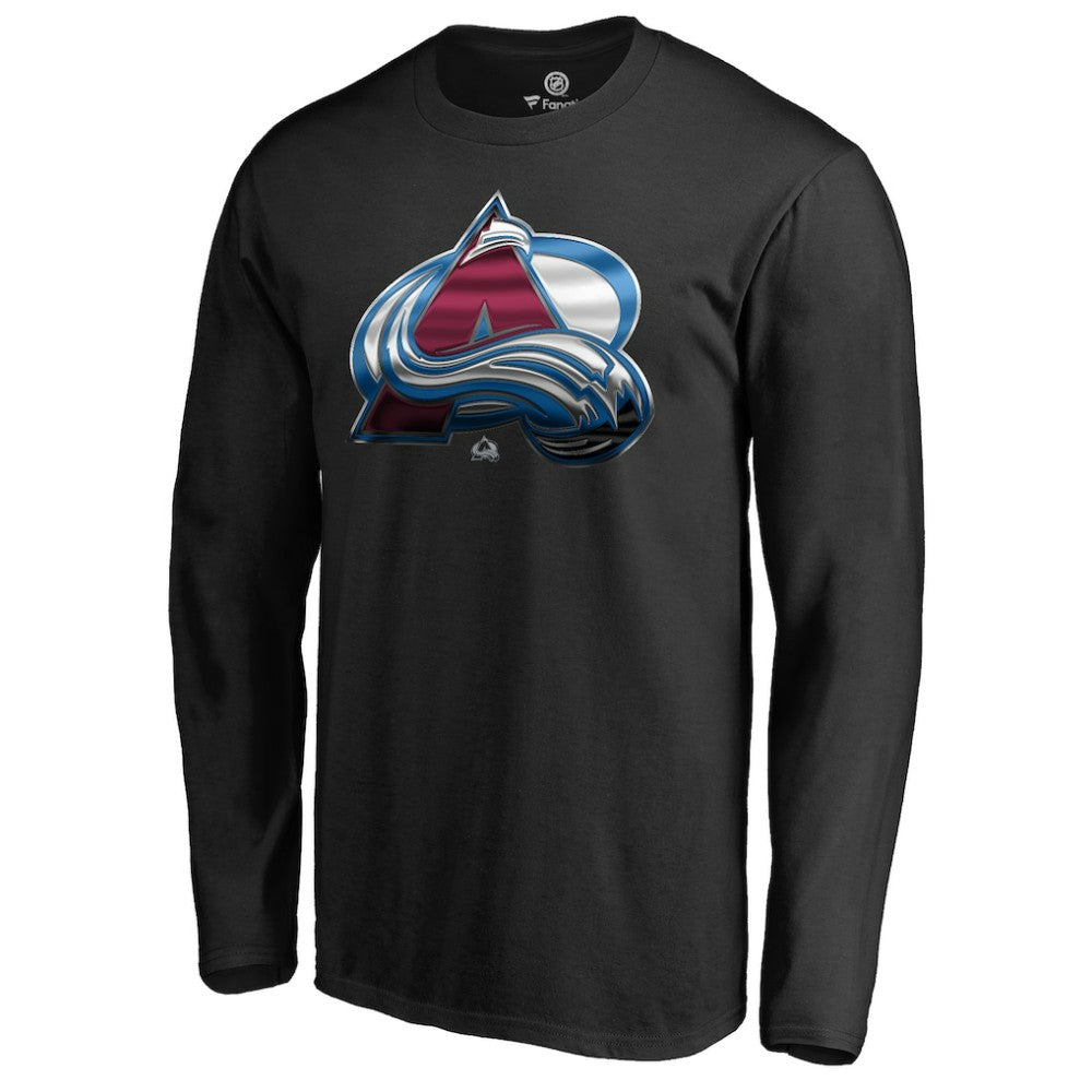 Colorado Avalanche - Midnight Mascot Long Sleeve T-Shirt Black