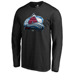 Colorado Avalanche - Midnight Mascot Long Sleeve T-Shirt Black