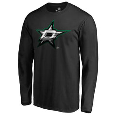 Dallas Stars - Midnight Mascot Long Sleeve T-Shirt Black