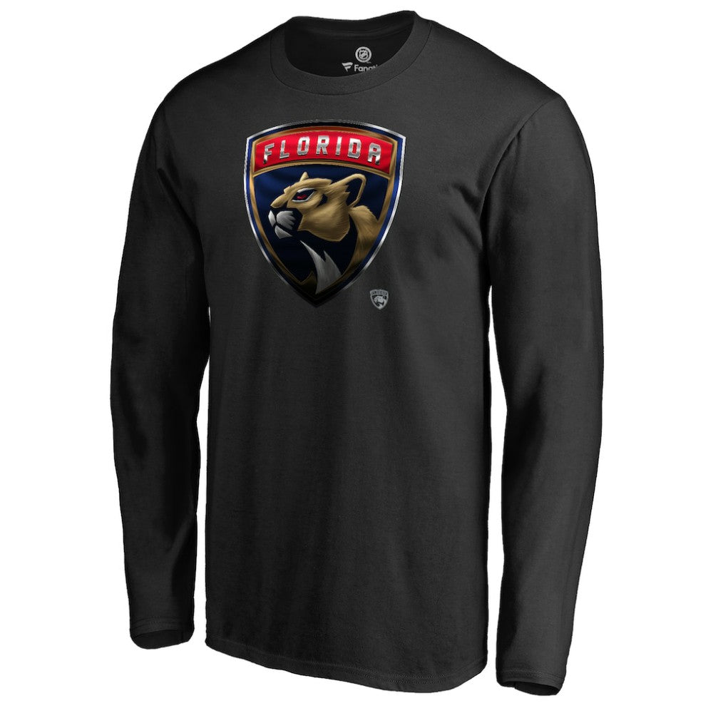 Florida Panthers - Midnight Mascot Long Sleeve T-Shirt Black