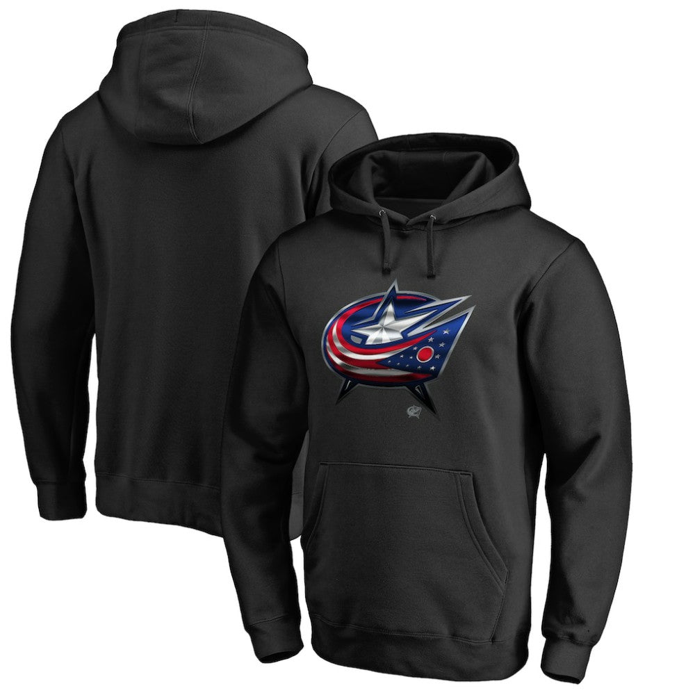 Columbus Blue Jackets - Midnight Mascot Pullover Hoodie Black