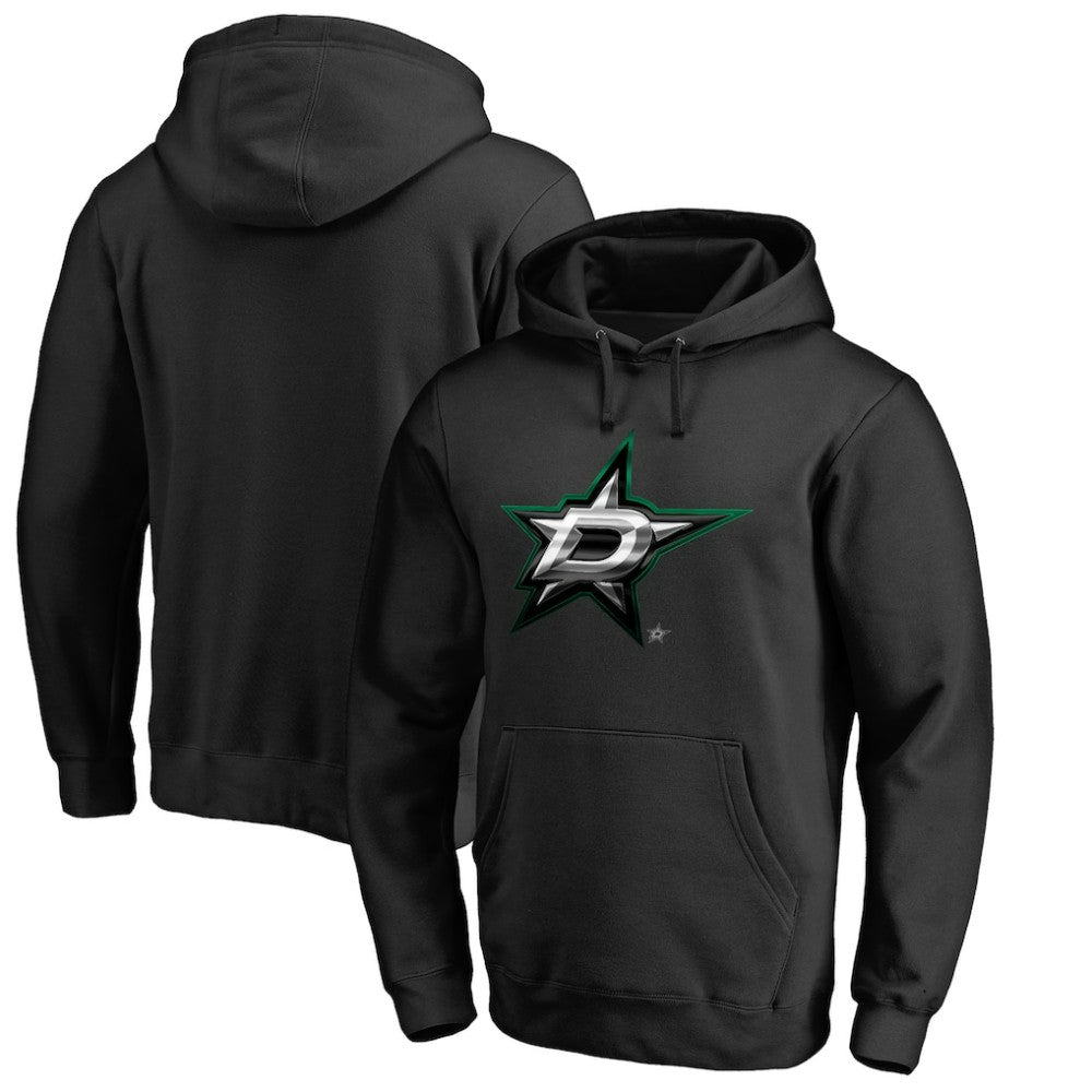 Dallas Stars - Midnight Mascot Pullover Hoodie Black