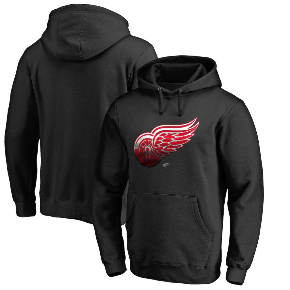 Detroit Red Wings - Midnight Mascot Pullover Hoodie Black
