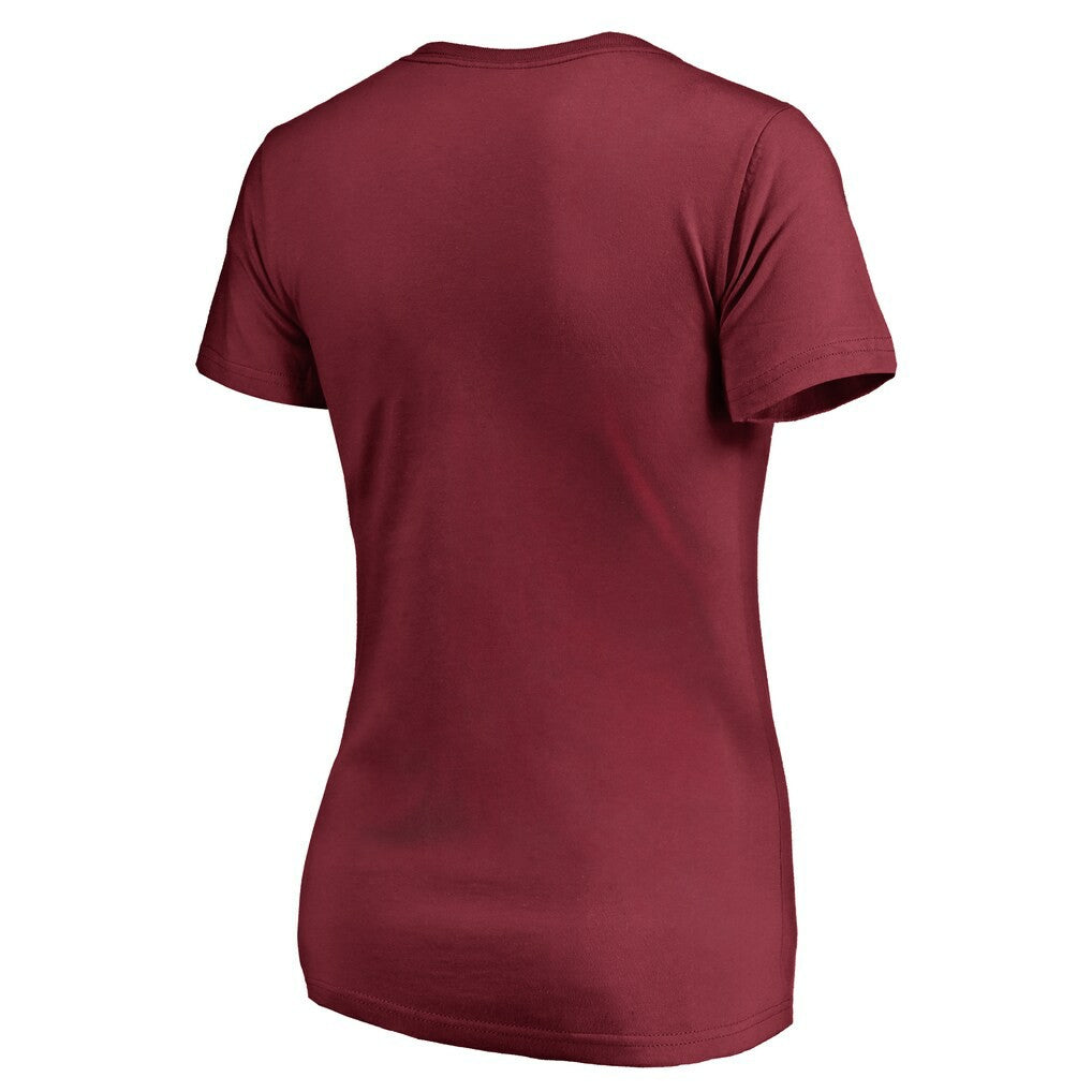 Arizona Cardinals Women's Victory Script V-Neck T-Shirt Cardinal - NFL