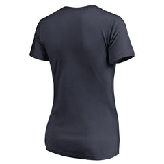 Seattle Seahawks Women's Victory Script V-Neck T-Shirt Navy - NFL