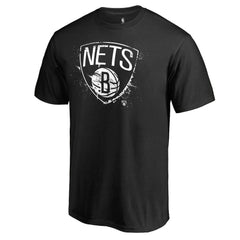 NBA - Brooklyn Nets Splatter Logo T-Shirt - Black