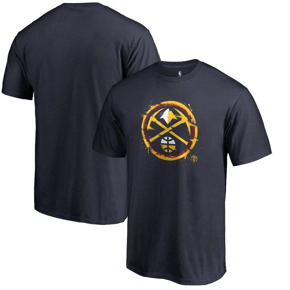 NBA - Denver Nuggets Splatter Logo T-Shirt - Navy