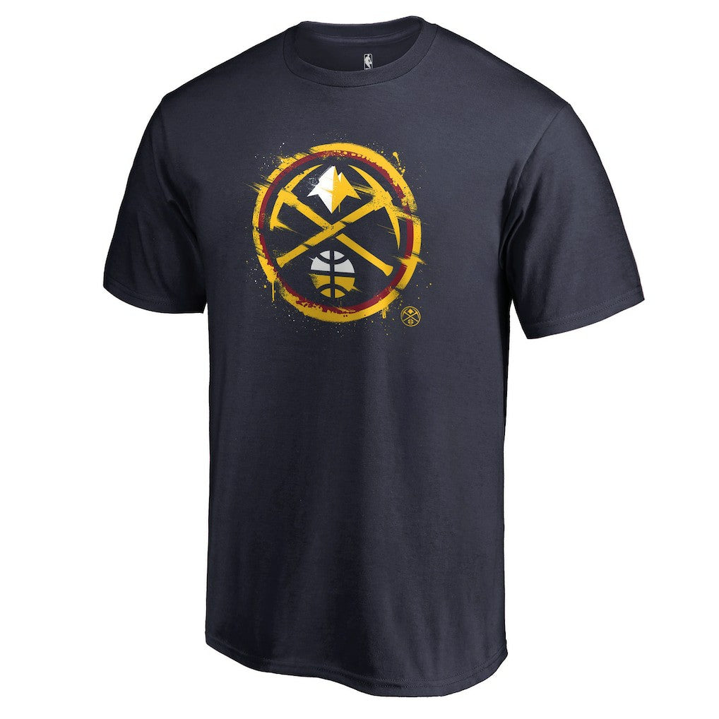 NBA - Denver Nuggets Splatter Logo T-Shirt - Navy