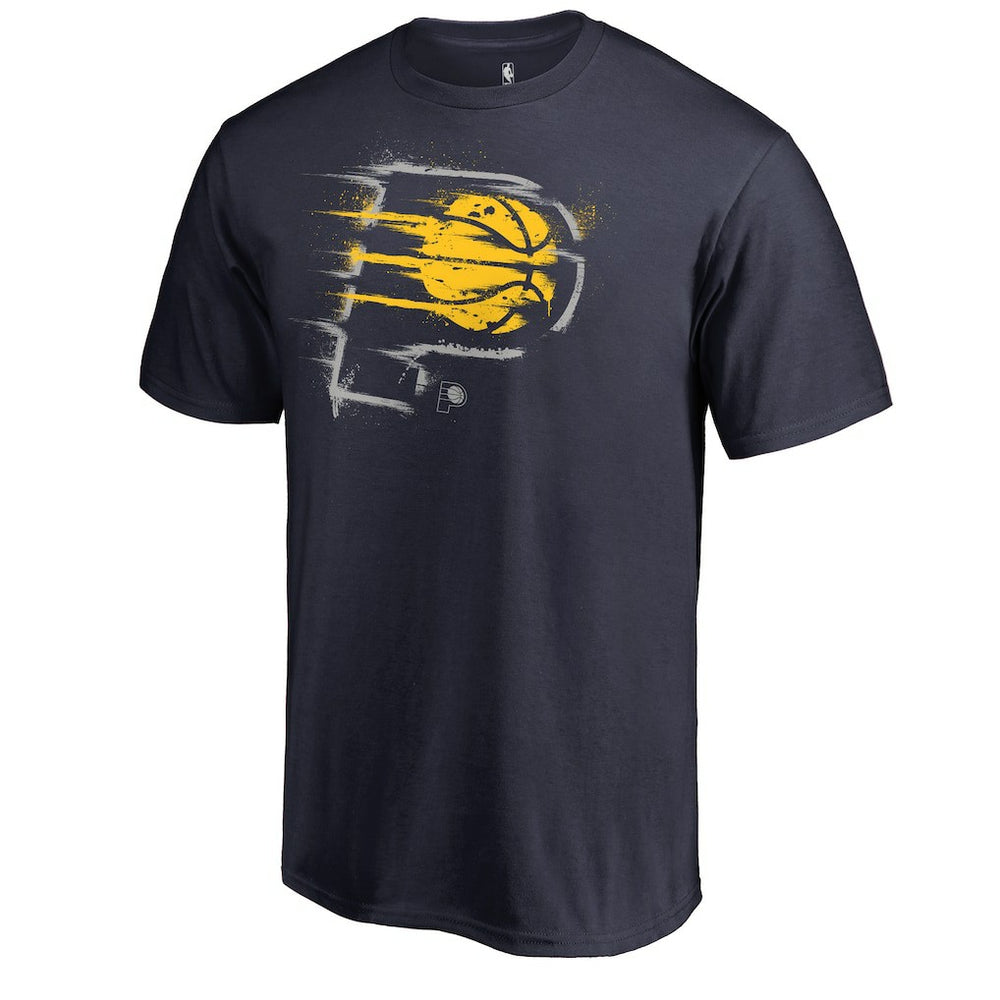 NBA - Indiana Pacers Splatter Logo T-Shirt - Navy