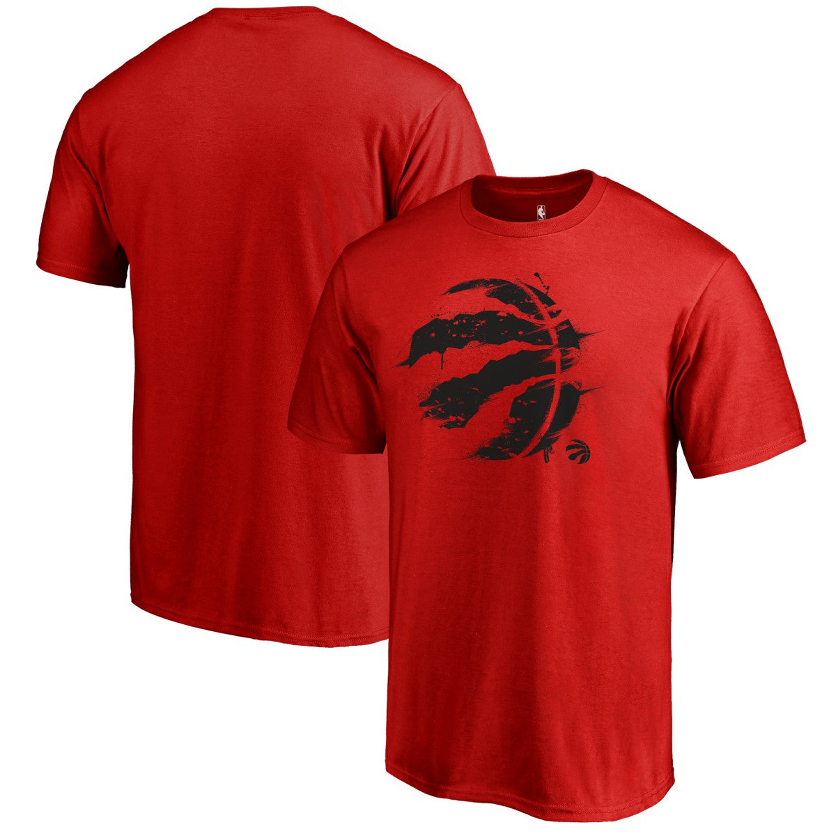 NBA - Toronto Raptors Splatter Logo T-Shirt - Red
