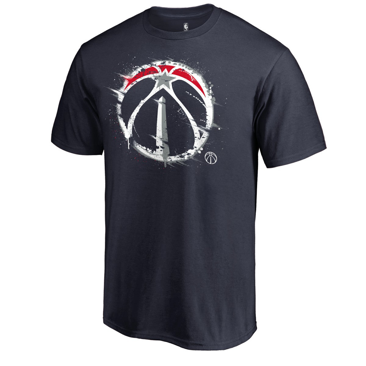 NBA - Washington Wizards Splatter Logo T-Shirt - Navy