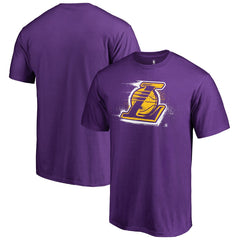 NBA - Los Angeles Lakers Splatter Logo T-Shirt - Purple
