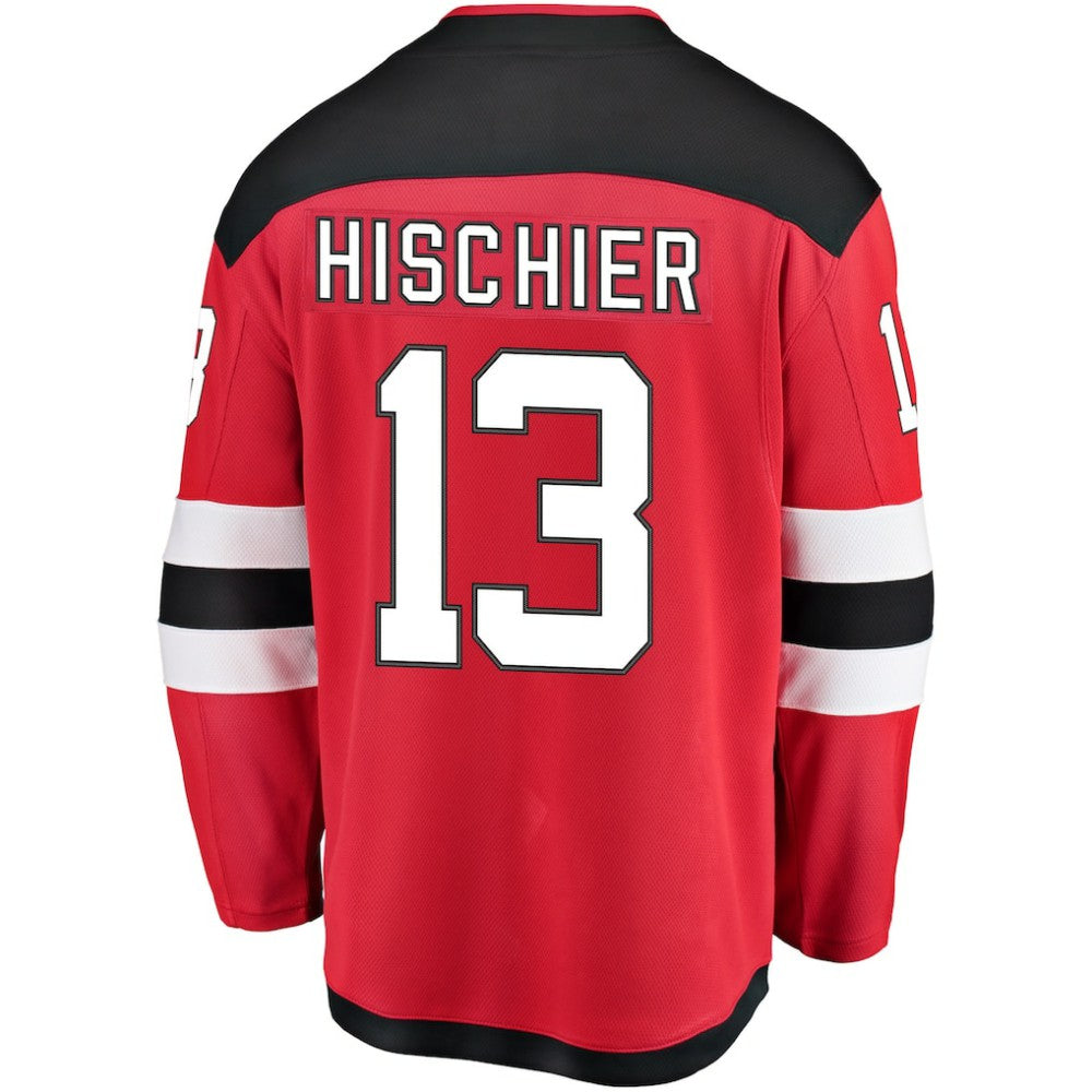 Nico Hischier New Jersey Devils - Fanatics Youth Home Breakaway Player Jersey Red