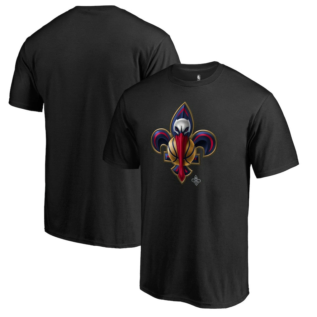 Fanatics - New Orleans Pelicans Midnight Mascot 2 T-Shirt - Black