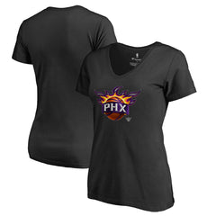 NBA - Phoenix Suns Women's Midnight Mascot V-Neck T-Shirt - Black