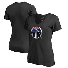 NBA - Washington Wizards Women's Midnight Mascot V-Neck T-Shirt - Black