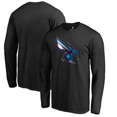 NBA - Charlotte Hornets Midnight Mascot Long Sleeve T-Shirt - Black