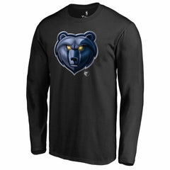 NBA - Memphis Grizzlies Midnight Mascot Long Sleeve T-Shirt - Black