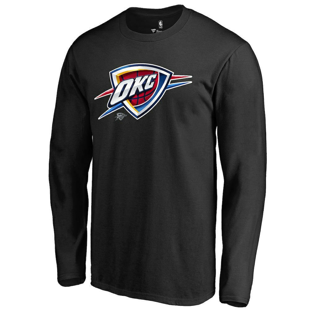 NBA - Oklahoma City Thunder Midnight Mascot Long Sleeve T-Shirt - Black