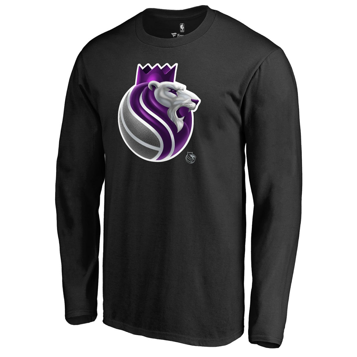 NBA - Sacramento Kings Midnight Mascot Long Sleeve T-Shirt - Black