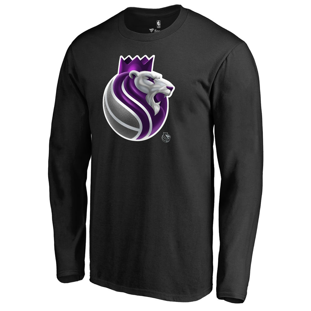 NBA - Sacramento Kings Midnight Mascot Long Sleeve T-Shirt - Black