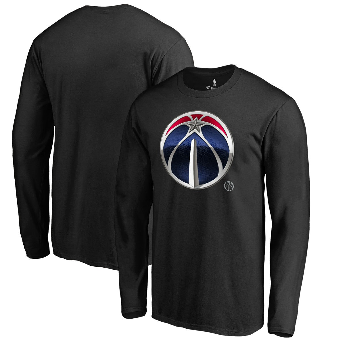 NBA - Washington Wizards Midnight Mascot Long Sleeve T-Shirt - Black