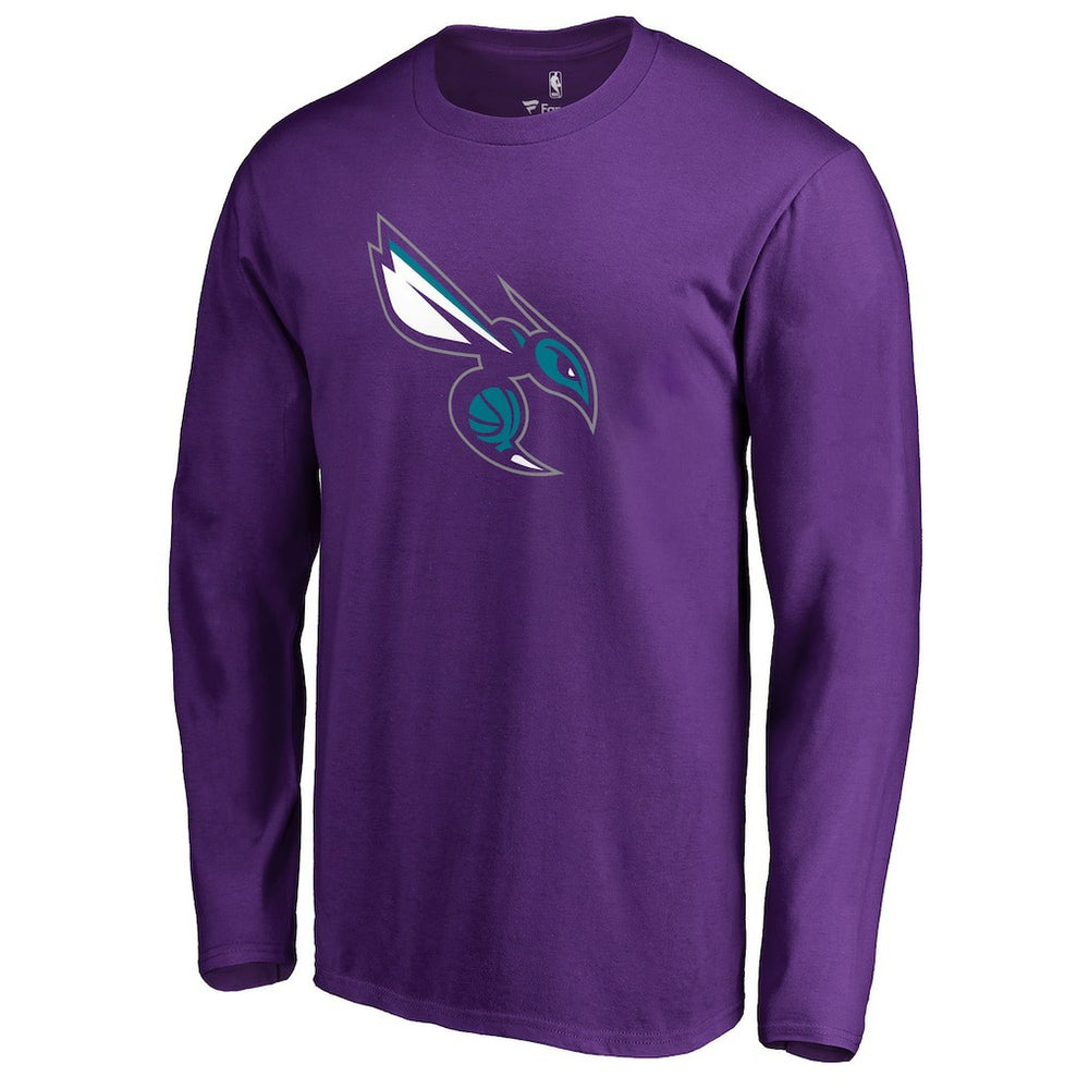 NBA - Charlotte Hornets Alternate Logo Long Sleeve T-Shirt - Purple