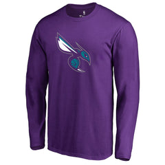 NBA - Charlotte Hornets Alternate Logo Long Sleeve T-Shirt - Purple