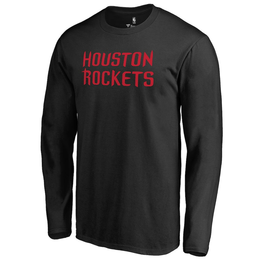 NBA - Houston Rockets Alternate Logo Long Sleeve T-Shirt - Black