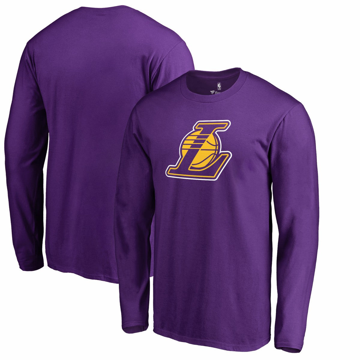 NBA - Los Angeles Lakers Alternate Logo Long Sleeve T-Shirt - Purple