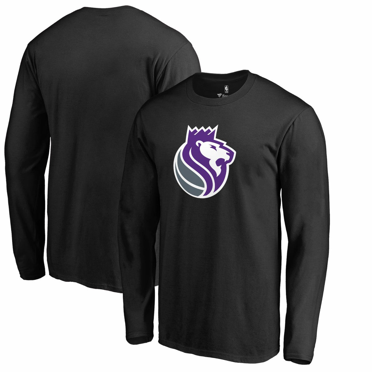 NBA - Sacramento Kings Alternate Logo Long Sleeve T-Shirt - Black