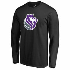 NBA - Sacramento Kings Alternate Logo Long Sleeve T-Shirt - Black