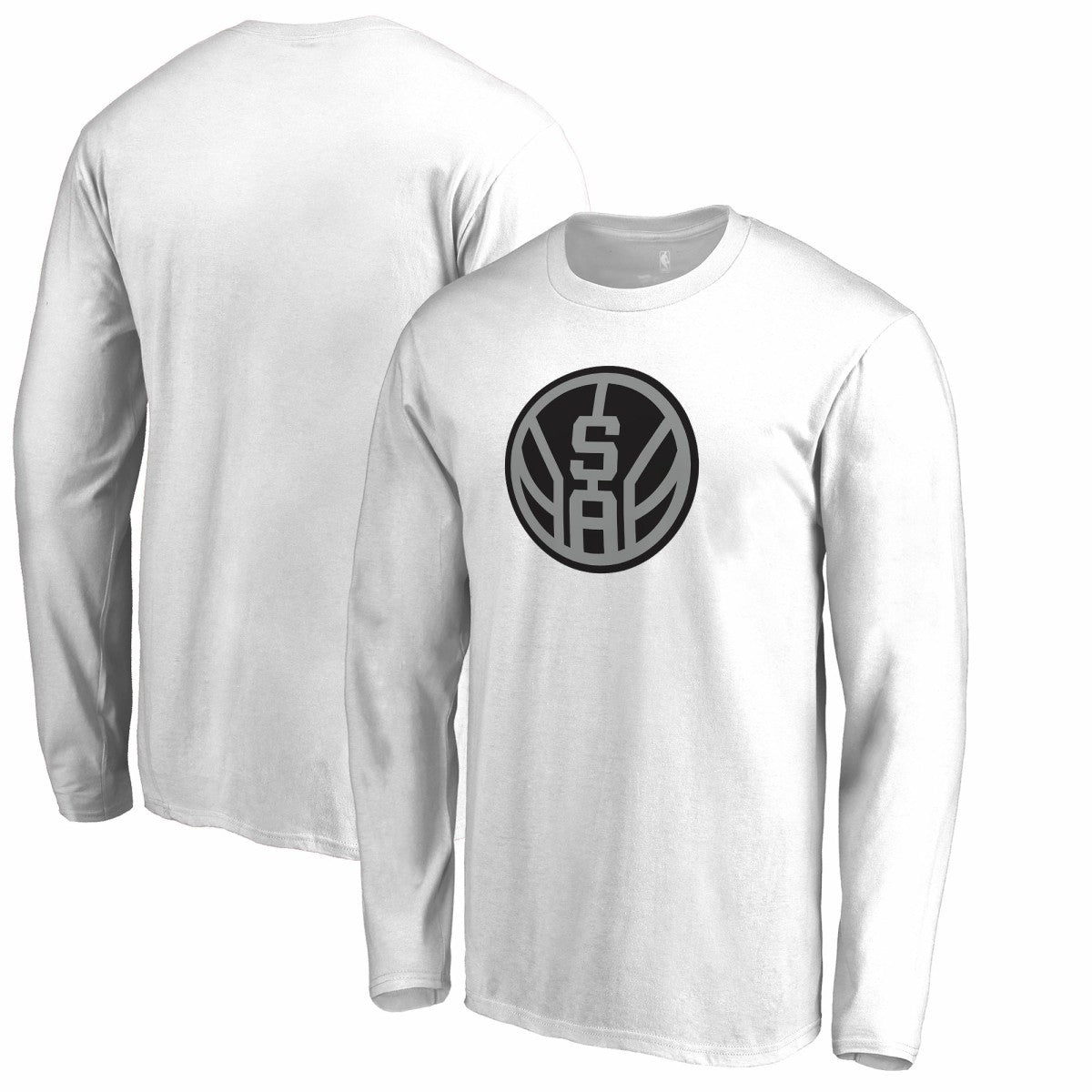 NBA - San Antonio Spurs Alternate Logo Long Sleeve T-Shirt - White