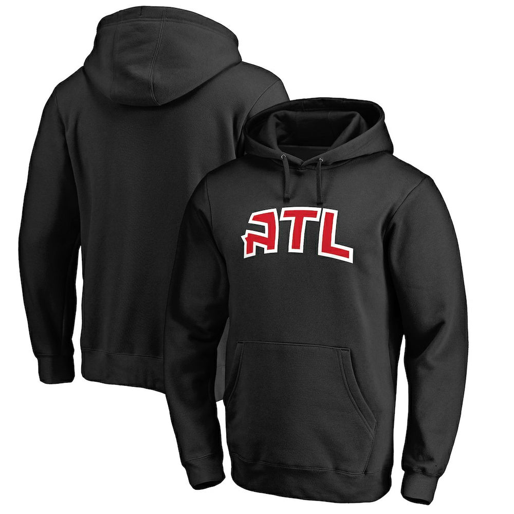 NBA - Atlanta Hawks Alternate Logo Pullover Hoodie - Black