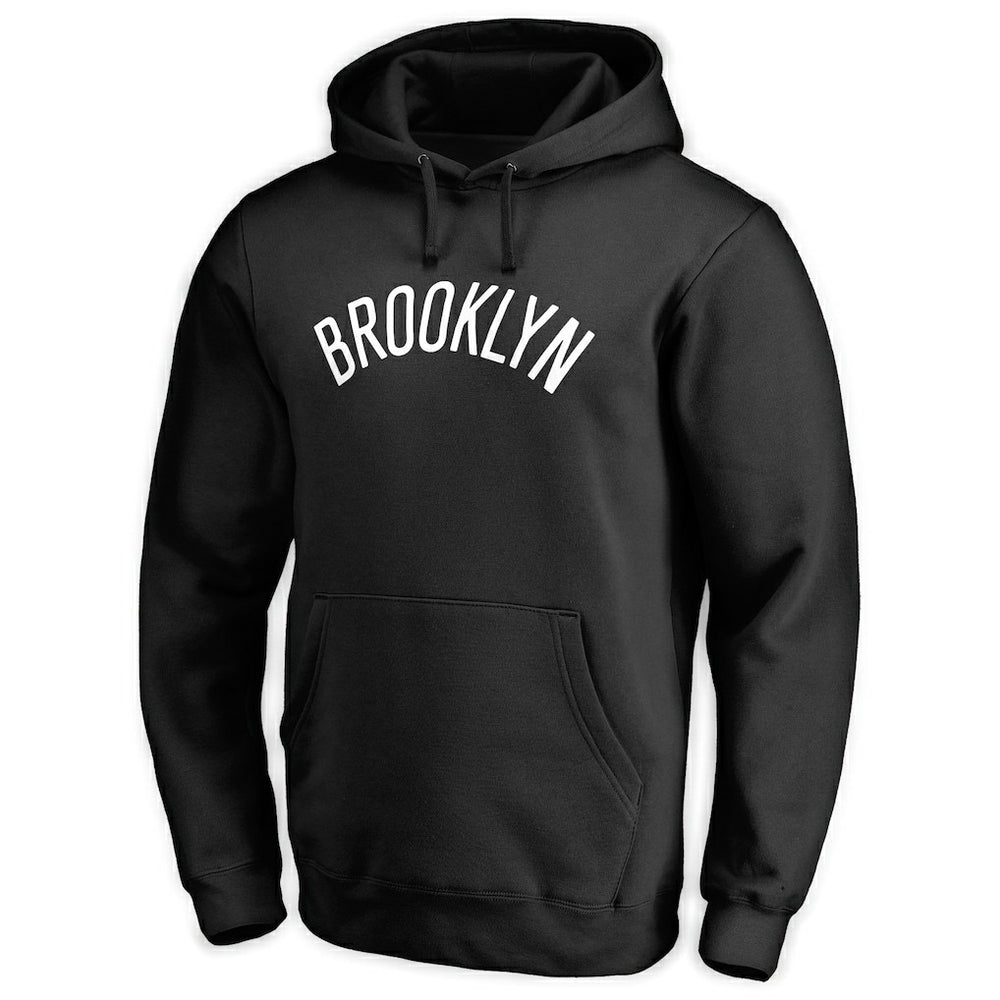 NBA - Brooklyn Nets Wordmark Pullover Hoodie - Black