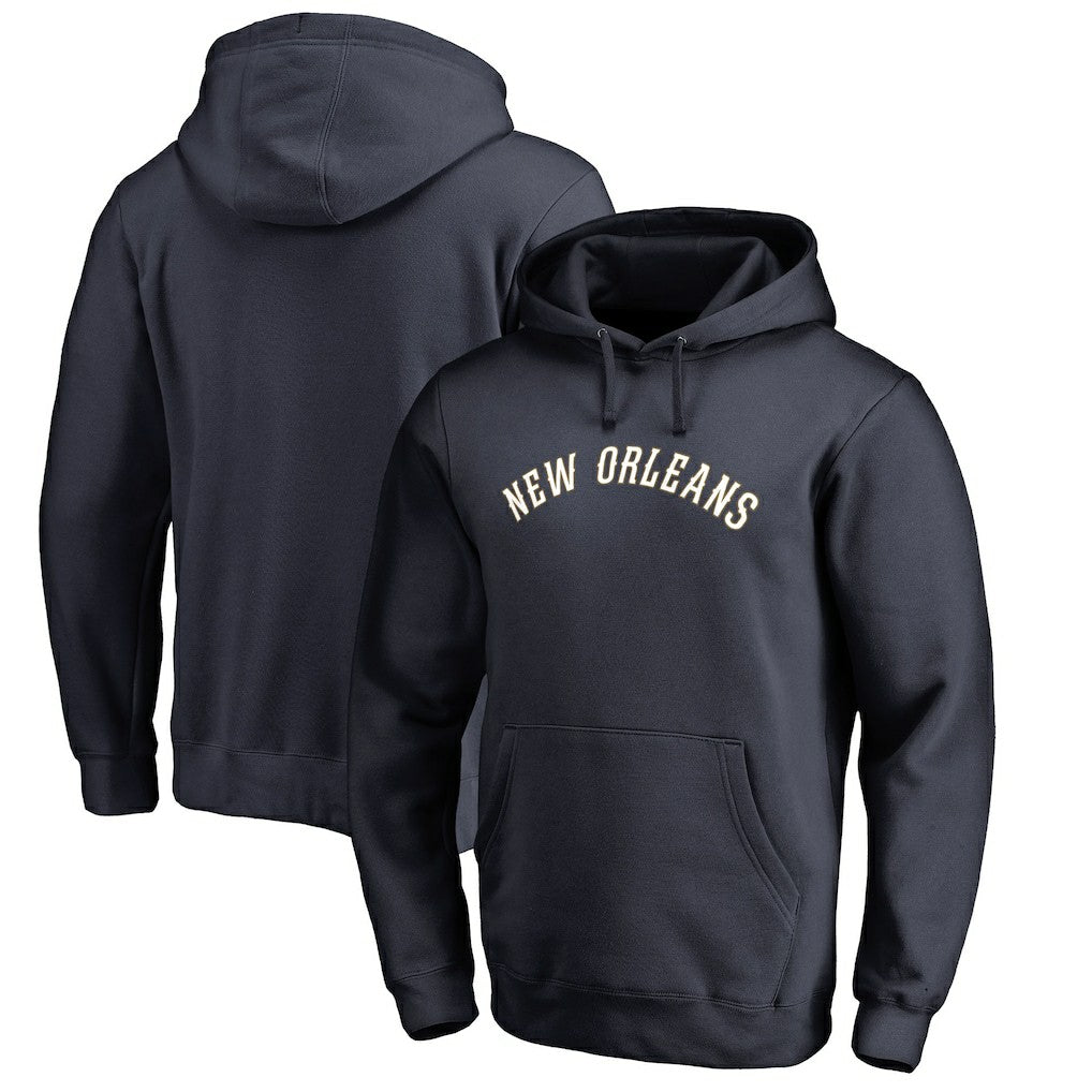 NBA - New Orleans Pelicans Wordmark Pullover Hoodie - Navy