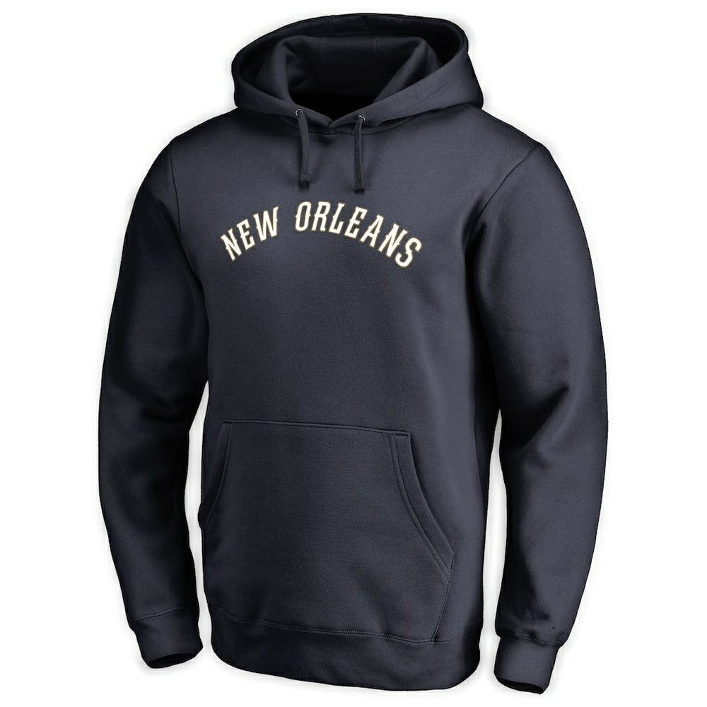 NBA - New Orleans Pelicans Wordmark Pullover Hoodie - Navy