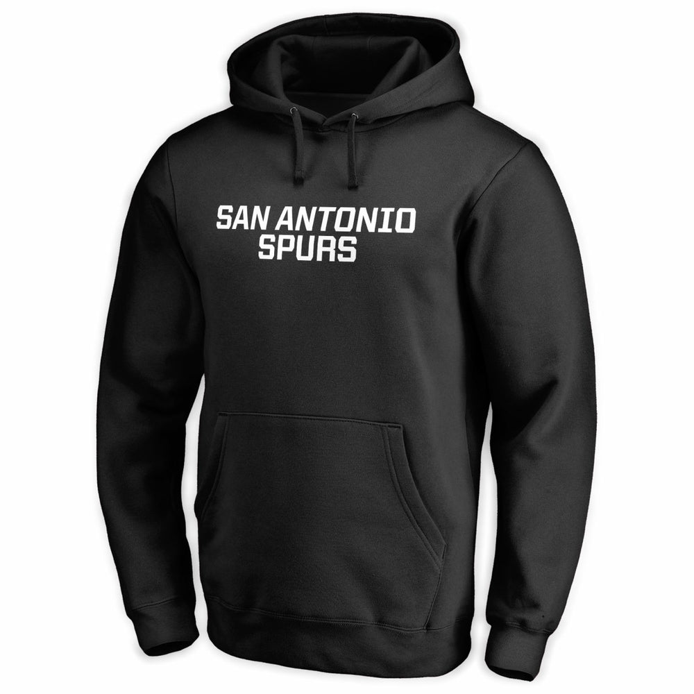 NBA - San Antonio Spurs Wordmark Pullover Hoodie - Black