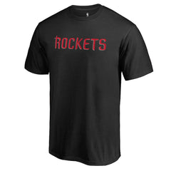 NBA - Houston Rockets Primary Wordmark T-Shirt - Black