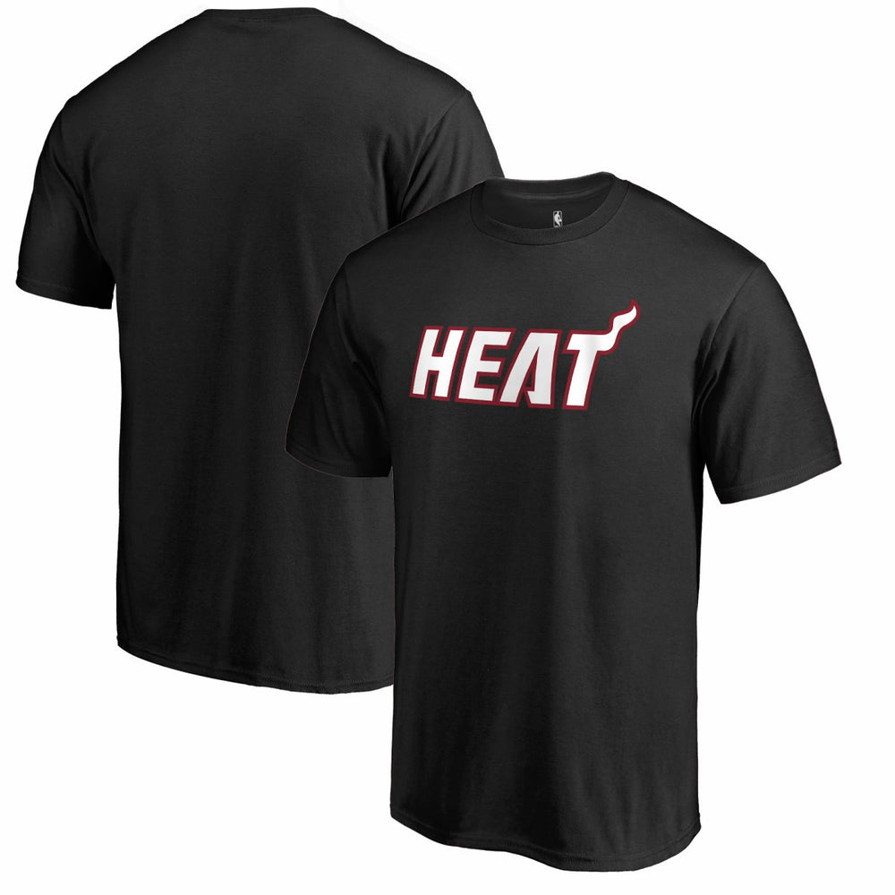 NBA - Miami Heat Primary Wordmark T-Shirt - Black