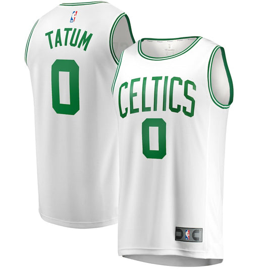 Jayson Tatum Boston Celtics Fast Break Replica Away Jersey White - Association Edition | NBA Jerseys