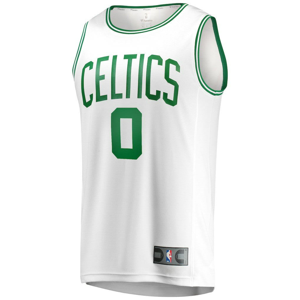 Jayson Tatum Boston Celtics Fast Break Replica Away Jersey White - Association Edition | NBA Jerseys