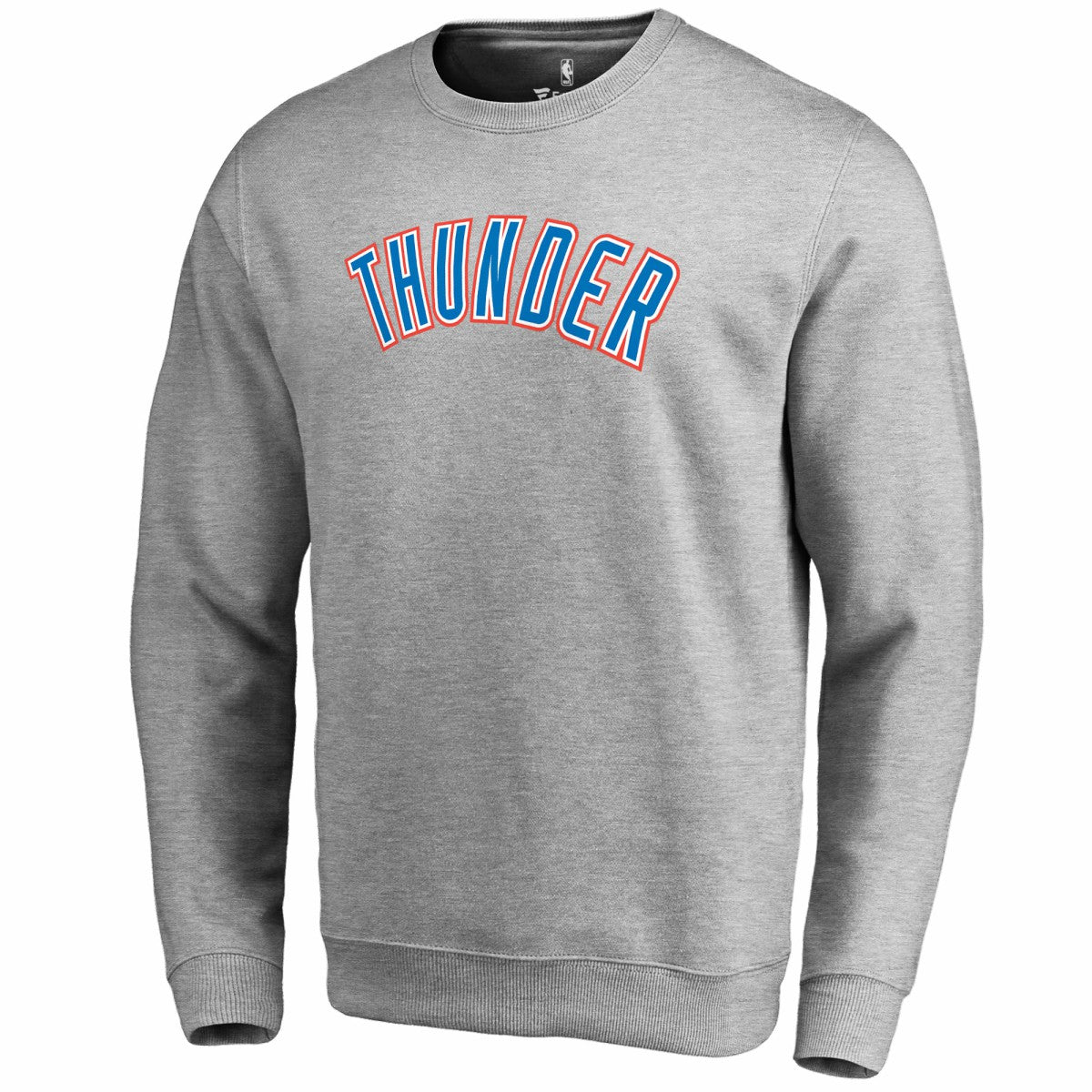 NBA - Oklahoma City Thunder Wordmark Pullover Sweatshirt - Heathered Gray