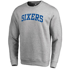 NBA - Philadelphia 76ers Wordmark II Pullover Sweatshirt - Heathered Gray