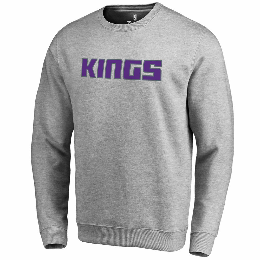 NBA - Sacramento Kings Wordmark Pullover Sweatshirt - Heathered Gray