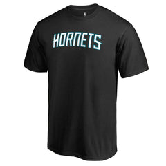 NBA - Charlotte Hornets Primary Wordmark T-Shirt - Black