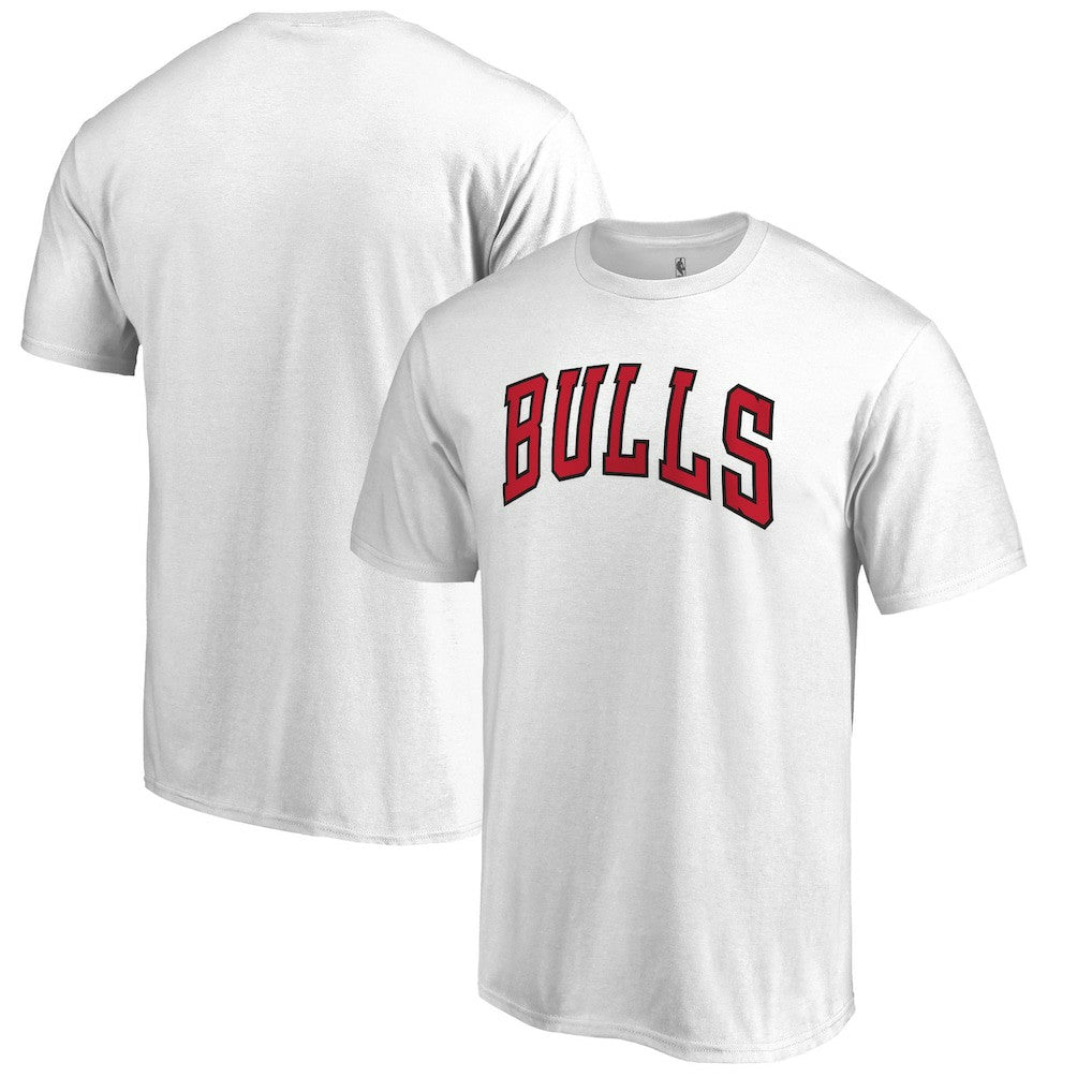 NBA - Chicago Bulls Primary Wordmark T-Shirt - White