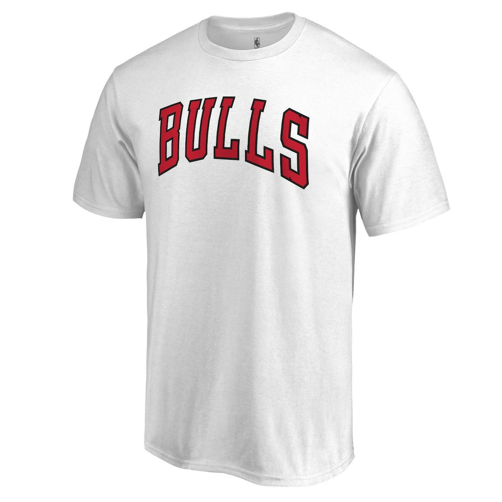 NBA - Chicago Bulls Primary Wordmark T-Shirt - White