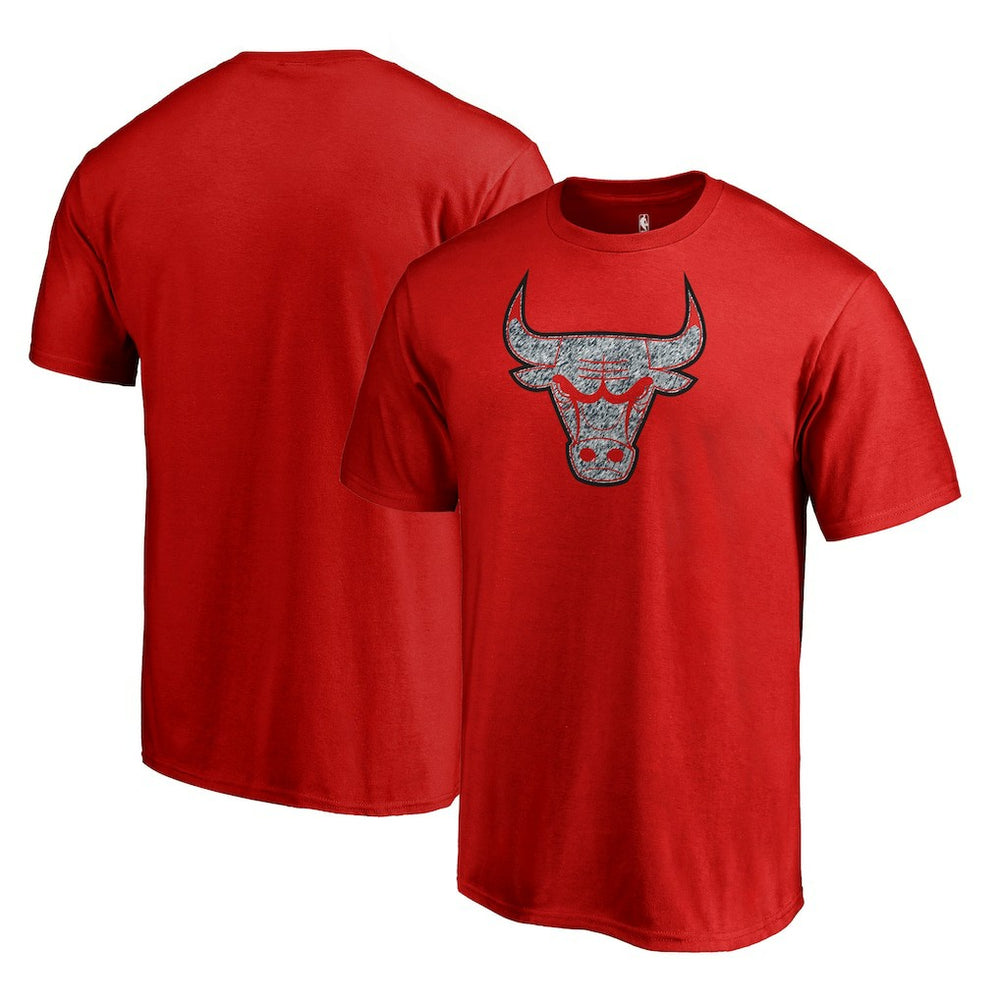 NBA - Chicago Bulls Static Logo T-Shirt - Red