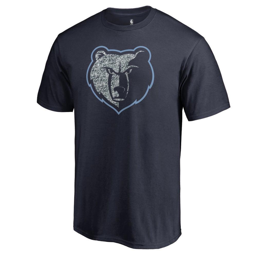 NBA - Memphis Grizzlies Static Logo T-Shirt - Navy